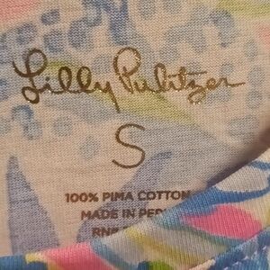 FINAL PRICE NWOT Lilly Pulitzer pink multi-colored floral/foliage print dress